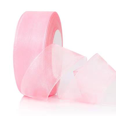 China Handmade Recyled Mutlticolor Organza Ribbon Organza Ribbon For Wedding for sale