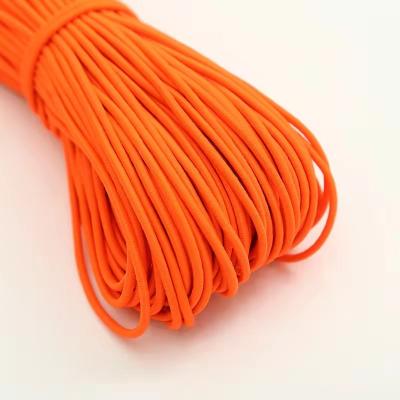 China Factory Wholesale Sustainable Bungee Latex Bungee Round Elastic Twine For Clothing for sale