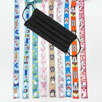 China Face Mask Printing Adjustable Cute Logo Holder Neck Lanyard Sublimation Lanyard for sale