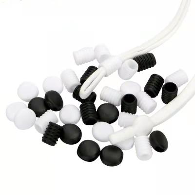 China Plastic Colorful Silicone Anti-Slip Adjustable Buckle For Maskes Earloops for sale