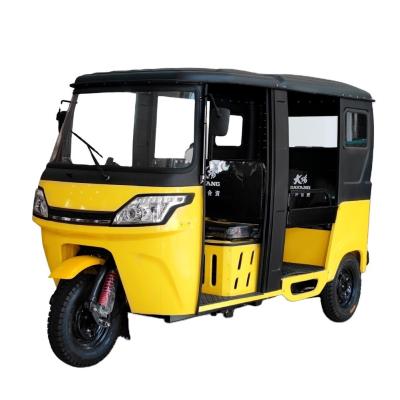 China 2022 DAYANG Mini Bajaj closed cabin Rickshaw Taxi Passenger Tricycle Tuk Tuk for Passenger for sale