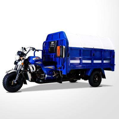 China Petrol Gasoline DAYANG Road Sanitation Cleaning Garbage Motor Tricycle for Cargo for sale