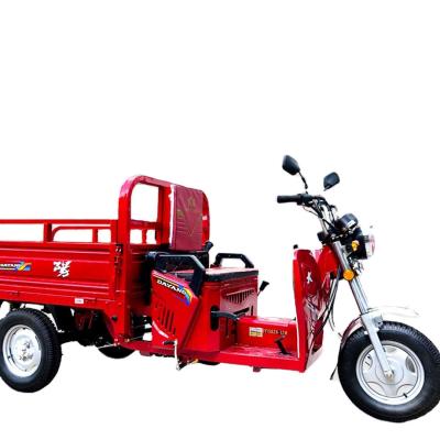 China DAYANG 201-250cc Air-cooling Engine Gasoline Open Type Red Motorized Passenger Tricycle for sale