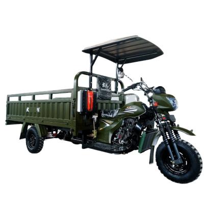 China 800 kg Tricycle Cargo Gasoline Taxi 200cc Gasoline Powered Farming Truck Cargo Tricycle for sale