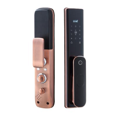 China GUODN Tuya Smart Door Lock Digital Biometric Fingerprint Digital Smart Face Recognition Door Lock Keypad GUODN Tuya Smart Door Lock for sale