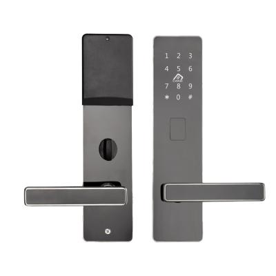 China Wooden Doors - Stainless Steel Door-Aluminum Alloy Door Mechanical Key Open Smart Door Lock Hotel Card Password Door Lock Steel Smart Digital System Smart Lock for sale