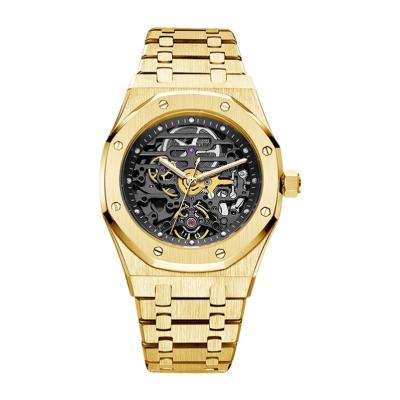 China Fashionable Luxery Auto Date Customize Face Odm Luxury Watch Case Reloj Lujo for sale