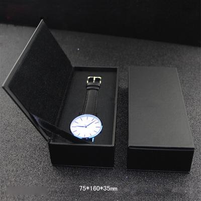 China New Model Magnet Leather Watch Package Box Custom Design PU Leather Material for sale