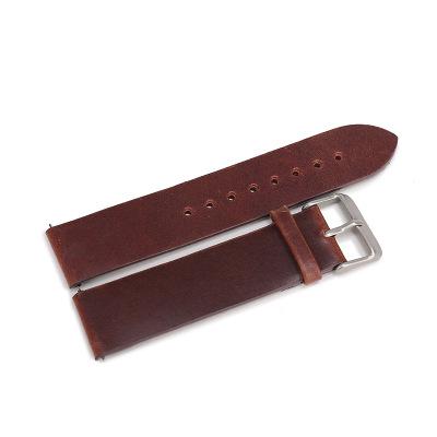 China Non-Specific Good Quality Custom Design Genuine Leather Strap Luxury Watch Strap for sale