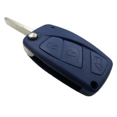 China ABS+Metal Fiat de brava marea 3 buttons marea 3 buttons remote uncut car key blade case cover without chip for sale