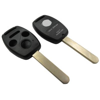 China Universal White 3+1 Button Remote Key ABS+Metal Car Key Shell Without Chip Place For Hoda Odyssey Key for sale