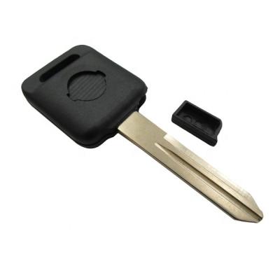 China Chipped ABS+Metal Uncut 46 Blank Ignition Car Key With Transponder Chip Fit For Nisan for sale