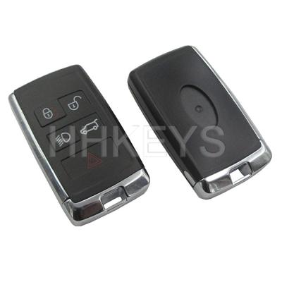 China Plastic+Metal Land Rover 4+1 Buttons Smart Key Shell for sale