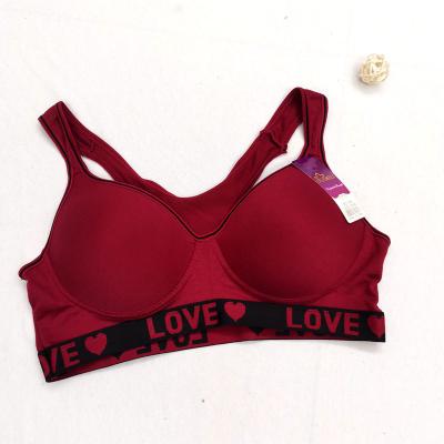 China OEM Service Breathable Women Tops Bra Lingerie Fitness Yoga Clothes 40 Size Sports Bra Cheap for sale