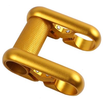 China 2021 New Double Stem Stainless Steel Bicycle Stem Carbon Bicycle Stem Bicycle Stem Spacer for sale