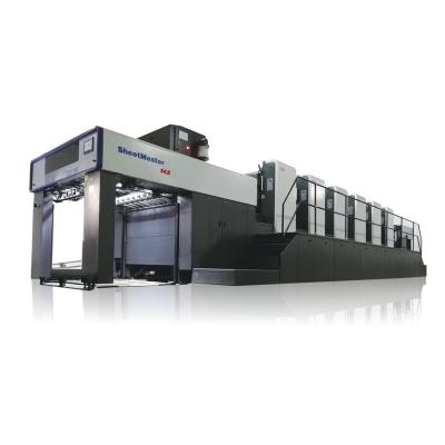 China Sheet fed offset press XJ145 Five color offset Printing Machine Large Format Offset Press Large size color printing packaging for sale