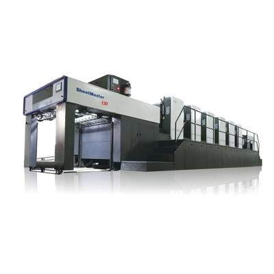 China Most Popular XJ130 Packaging Printing Machine Digital Printing Six Colors Full Sheet Offset Press For Large size color printing for sale