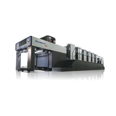 China Hot Selling XJ145 Four Color Printing Machine Large Format Offset Press for Large format color packaging printing for sale