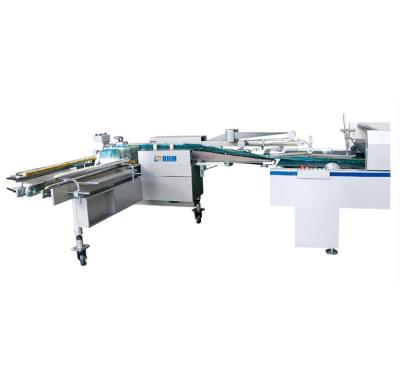 China Automatic High Speed Folder Gluer Machine Auto Pack Box Receiving Machine for sale