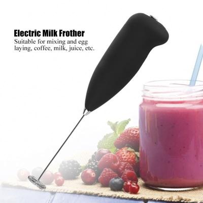 China Sustainable Hot Selling Electric Handheld Battery Powered Milk Foam Maker Stainless Steel coffee egg egg mixer Milk Frother for sale