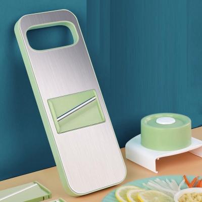 China Sustainable Multifunction  Kitchen Accessories Vegetable Cutter slicer With Steel Blade Mandoline Slicer Potato Peeler Carrot Cheese Grater for sale