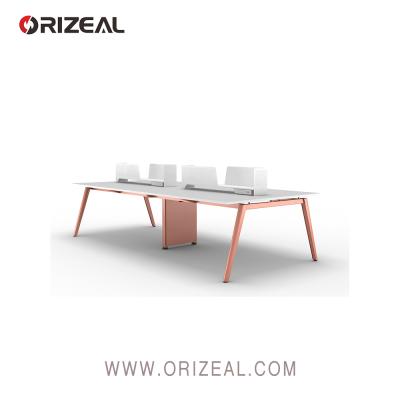 China ORIZEAL Modern Modern Swan Legs Office Bench Workstation Office for sale