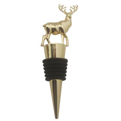 China bar factory accessory deer wine stopper viable directly for gift and promotion for sale