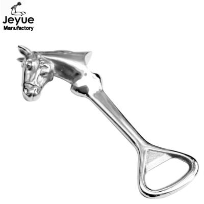 China Sustainable Gift Items Stainless Steel Horse Pony Design Bottle Opener for sale