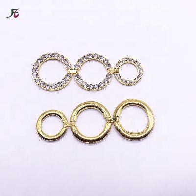 China Factory Direct DIY Design Round Shape Nickel Free O-Ring Resin Plastic Buckle For Bikini Connector for sale