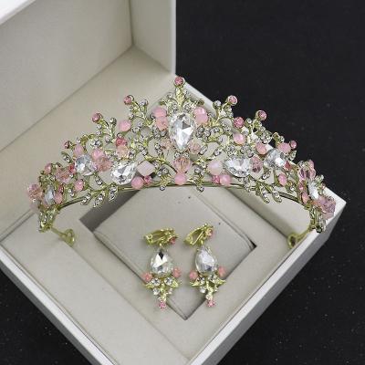 China Rhinestone Wedding Crown High Quality Bridal Hair Jewelry Tiara Crown Accessory For Wedding Decoration for sale