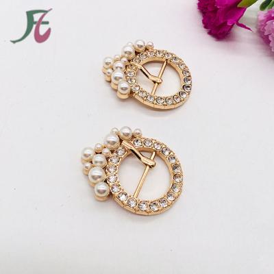 China Round Shoe Buckle Ring Buckle For Shoes PVC Flower For Shoes Slipper Accessories for sale