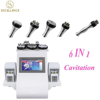 China Uniosetion Weight Loss 8 IN 1 Cavitation RF Vacuum Slimming Weight Loss Beauty Machine for sale