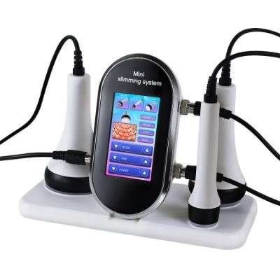 China Portable Weight Loss Home Use 3 In 1 Ultrasonic Fat Burning Machine Beauty Device RF Vacuum Fat Burner Slimming Cavitation Machine for sale