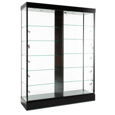 China Boats Fully Collected Glass Cabinets: Feature Ten LED Position Lights - Black Melamine for sale