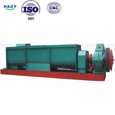 China Building Material Shops Double Shaft Clay Kneader Mixer Machinery For Brick Making for sale