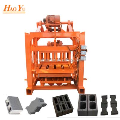 China Building Material Shops Hydraulic Shape Adobe 2021 Domestic Block Machine for sale