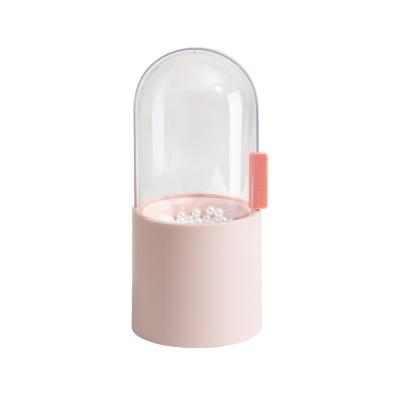 China Viable Storage Pen Makeup Brush Eyeliner Eyebrow Cover Pen Storage Bucket Transparent Dust Shadow Brush Storage for sale