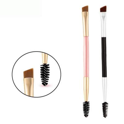 China Long Lasting Double End Eyebrow Eyelash Sweep Mascara Brushes Magic Wands Makeup Applicator Eyelash Brush Extensions for sale