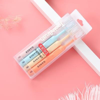 China High Quality Silicone Nano Toothbrush Set Adult Soft End Stiffened Toothbrush Wholesale for sale