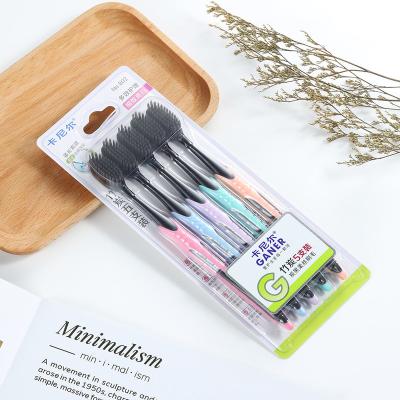 China High Quality Custom Logo Design Toothbrush Keep Teeth Healthy And Clean Non-slip Soft Rubber Toothbrush Set For Adults And Teenager for sale