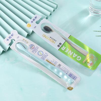 China Eco-Friendly Straw Handle Newest and Most Popular Wheat Straw Toothbrush with Ergonomic Handle Design for sale