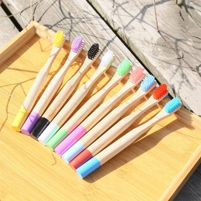 China Lightweight And Comfortable Handle Eco-friendly Bamboo Toothbrush For Kids 2022 New Arrivals Hotel Or Home Uses for sale