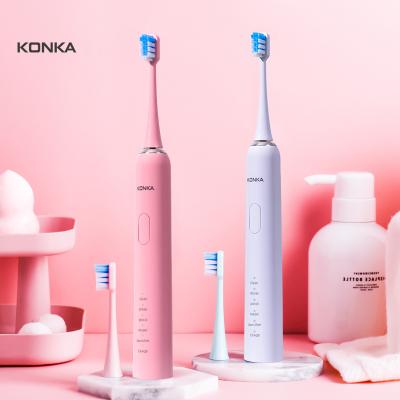 China Rechargeable Battery Operated Sonic Beautiful Electric Toothbrush Automatic Rotating for sale