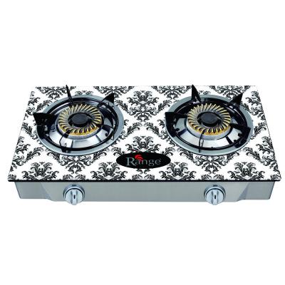 China Tempered Glass Gas Cooker with Luxury Low Price and High Quality for sale