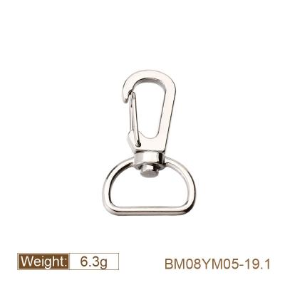 China Wholesale 42mm Bag Nickel Plated FREE Zinc Alloy Swivel Snap Hook For Handbag DIY Key Chain Accessories BM08YM05 -19.1 2000pcs for sale