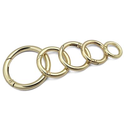 China 1000pcs 60mm Metal Spring Zinc Alloy O Ring For Handbag DIY Key Chain Accessories for sale