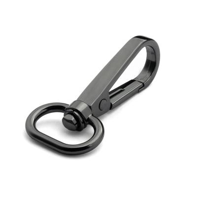 China Bag High Quality New Arrive High Polish Zinc Alloy Snap Hook Key Chain For Bag DIY Making Gunmetal Black Color JTB46315 for sale