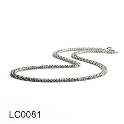 China Fashion Various Steel Jewelry Gold Chain New Design For Men's Stainless Steel Fashion 1.2mm Chain Good Quality Grinding Necklace for sale