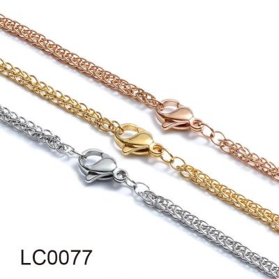 China Fashion Various Steel Jewelry Gold Chain New Design For Men Stainless Steel Good Quality Fashion Chain Grinding Necklace for sale