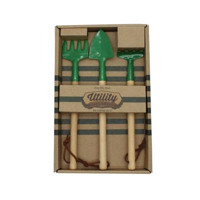 China Garden Tool Kit Set of Garden Handle Tool, Shovel, Fork, Rake, Kindergarten Tools for sale